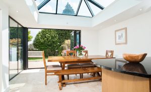 Large orangery interior view