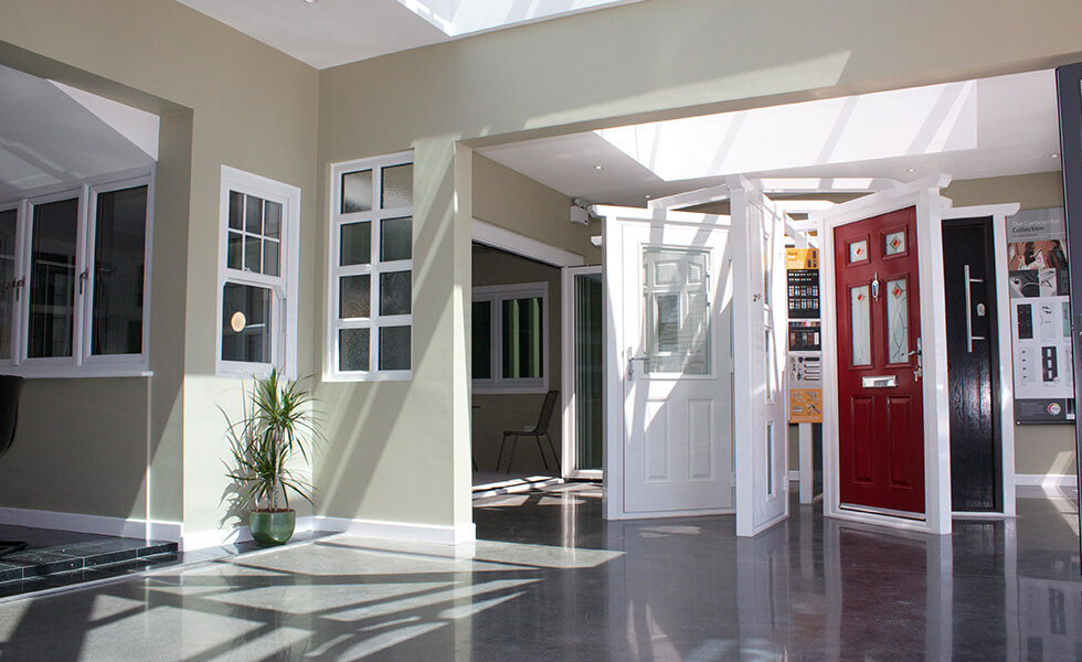 Showroom windows and doors