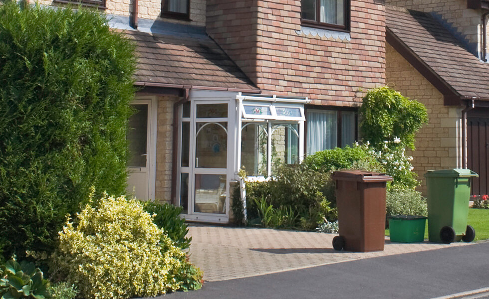 White uPVC Porch