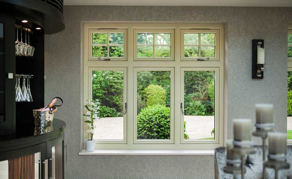 Double glazed upvc casement window