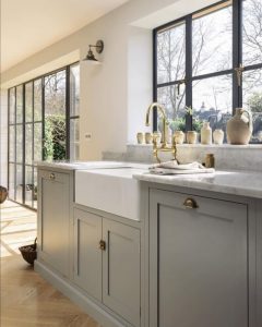 Blue and White Kitchen