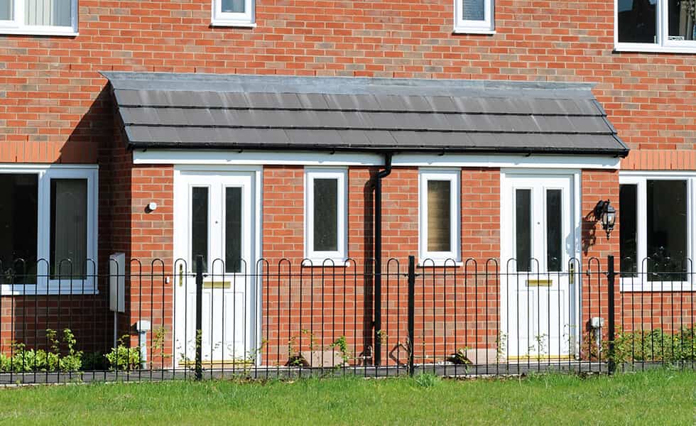 Modern front porches