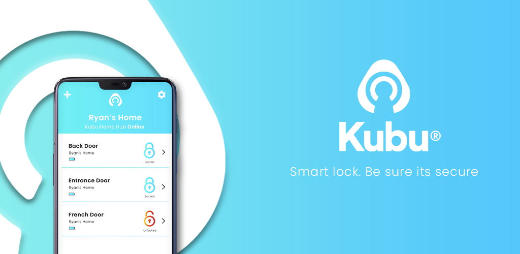 An infographic for Kubu smart locks.